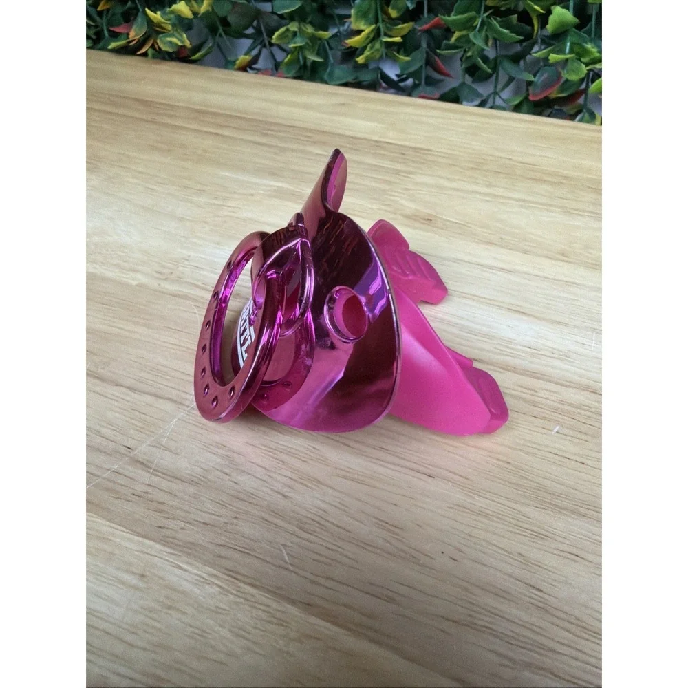 Battle Sports Binky Oxygen Lip Protector Mouthguard Reflective Chrome Pink